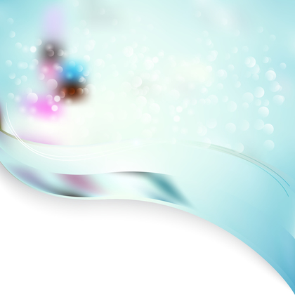 Pink Blue and White Wave Folder Background