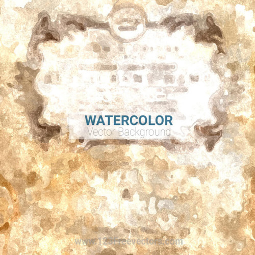 Brown Watercolor Background Texture