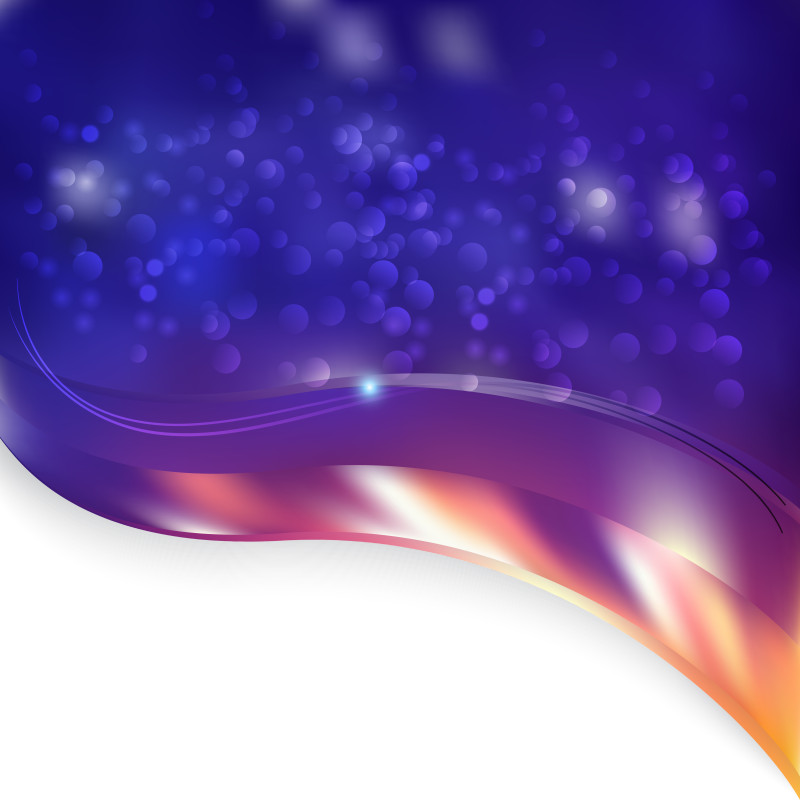 Abstract Pink Blue and Orange Wave Border Presentation Background