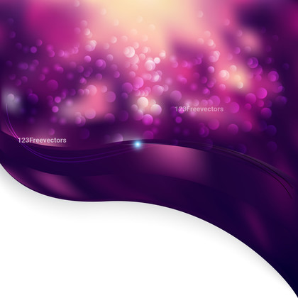 Abstract Purple Pink and Brown Wave PPT Background Image