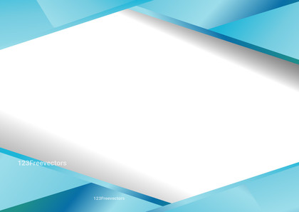 Blue Blank Geometric Visiting Card Background Vector Image