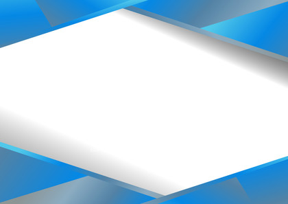 Blue Blank Geometric Business Card Background Image