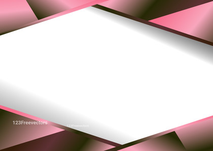 Abstract Pink and Brown Blank Visiting Card Background