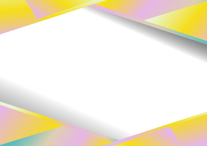 Pink and Yellow Blank Business Card Background