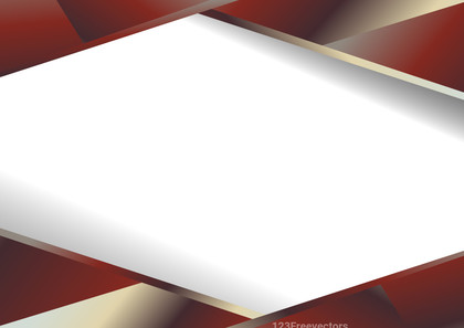 Red and Brown Blank Visiting Card Design Background Design