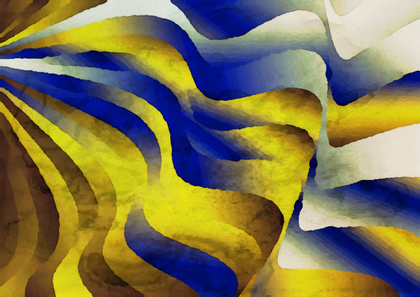 Blue and Yellow Grunge Watercolor Texture Background