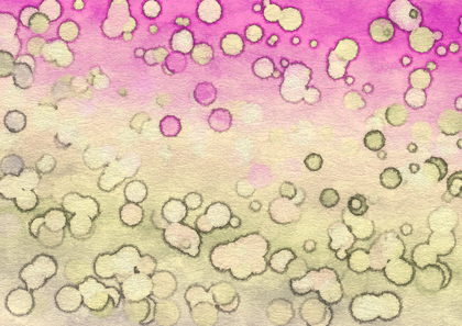 Pink and Beige Grunge Watercolor Background