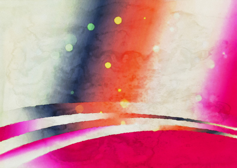 Pink Blue and Orange Grunge Watercolour Background Image