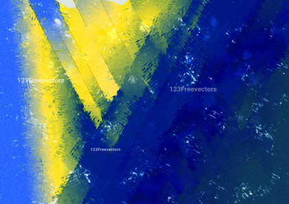 Blue and Yellow Painting Background