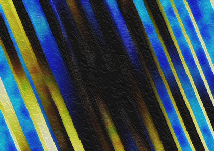 Blue Yellow and Black Painted Background Image