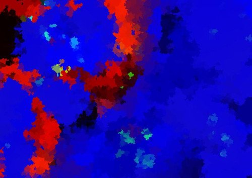 Red and Blue Paint Stroke Texture Background Image
