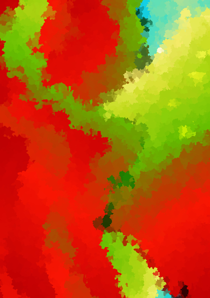 Red and Green Painting Texture Background Image