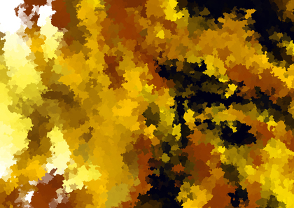 Yellow Orange and Black Paint Texture Background