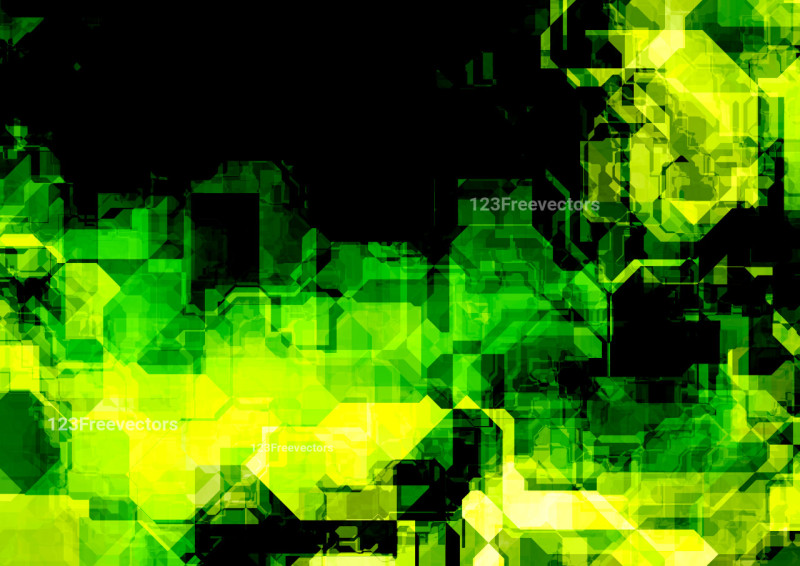 Black Green and Yellow Textured Background Image