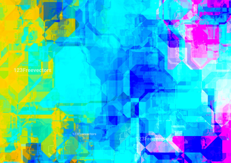 Pink Blue and Orange Grungy Background Image