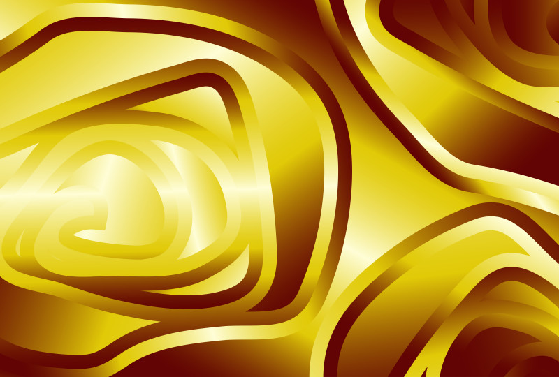 Abstract Red and Yellow Gradient Curvature Ripple Lines Background Vector Eps