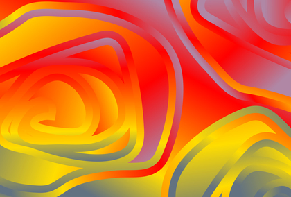 Grey Red and Yellow Abstract Gradient Curved Ripple Lines Background