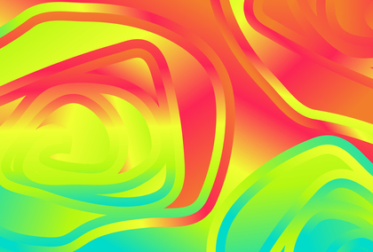 Pink Blue and Yellow Gradient Ripple Lines Background