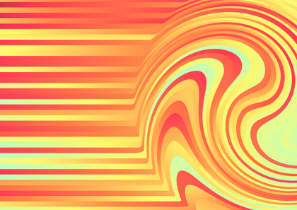 Abstract Red Orange and Yellow Gradient Distorted Lines Background