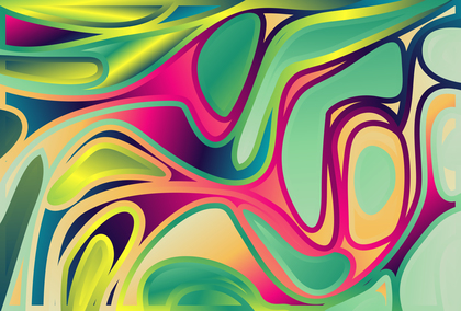 Blue Pink and Green Trippy Background Illustrator