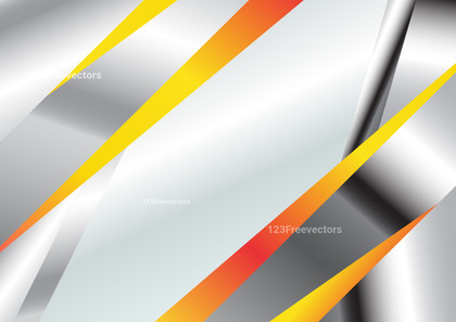 Abstract Grey Red and Yellow Background Design Template