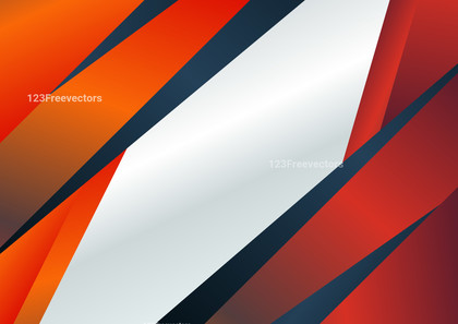 Red Orange and Blue Background Template Illustrator