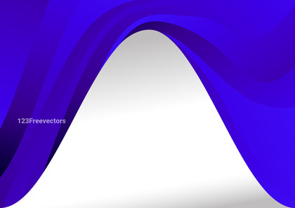 Blue Wave Background Template with Space for Your Text