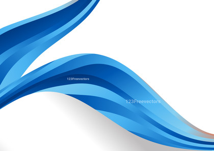 Blue Wave Background with Space for Your Text