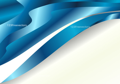 Blue Wave Background with Space for Your Text Illustrator