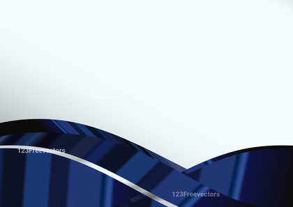 Dark Blue Wave Background with Space for Your Text