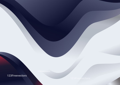 Dark Blue Wave Background with Copy Space for Your Text Illustrator