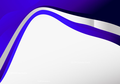 Dark Blue Wave Background with Space for Your Text Image