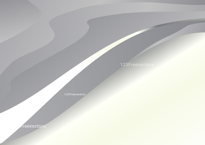 Grey Wave Background with Space for Your Text Vector Eps