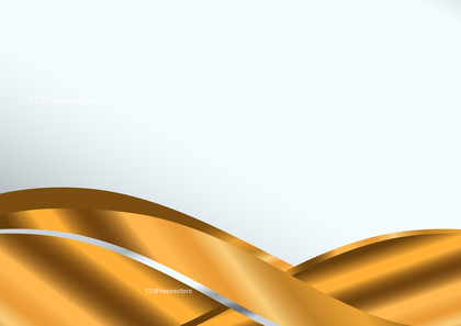 Orange Wavy Background with Space for Your Text Illustration