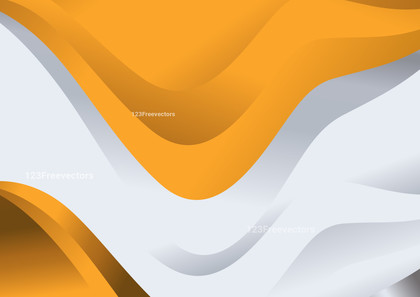 Orange Wavy Background with Copy Space for Your Text