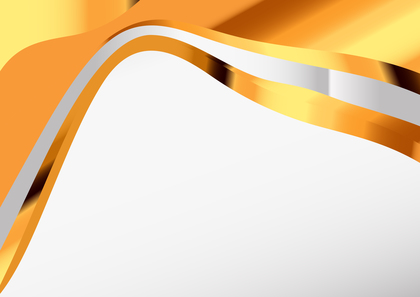 Abstract Orange Wavy Background with Space for Your Text Graphic