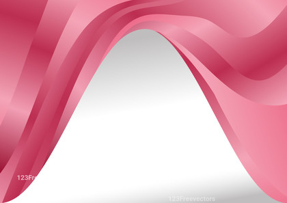Pink Wavy Background with Space for Your Text