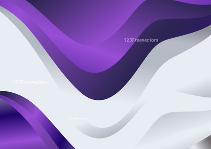 Purple Wave Background Template with Space for Your Text Graphic