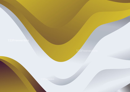 Gold Wave Background Template with Space for Your Text