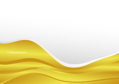 Abstract Gold Wavy Background with Space for Your Text