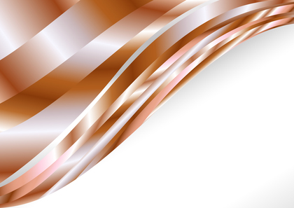 Abstract Orange and White Wavy Background with Space for Your Text Design