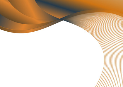 Abstract Blue and Orange Wavy Background with Space for Your Text Illustrator