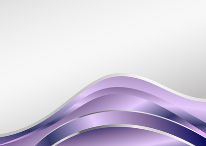 Blue and Purple Wave Background with Space for Your Text