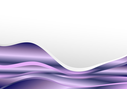 Blue and Purple Wavy Background with Space for Your Text Vector