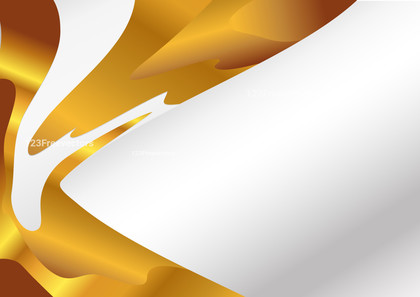 Gold and Orange Wave Background with Space for Your Text