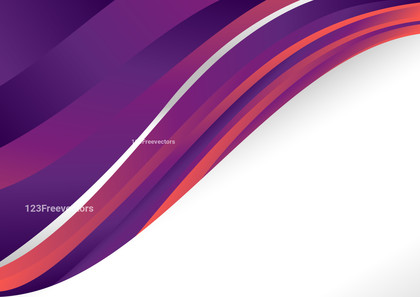 Red and Purple Wave Background Template with Copy Space for Your Text