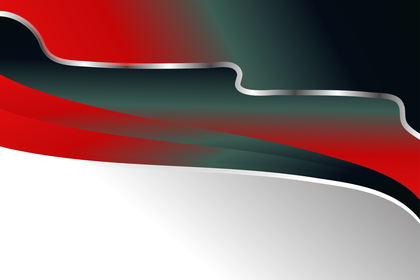 Abstract Black Red and Green Wavy Background with Space for Your Text Vector Eps
