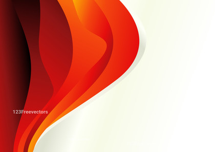 Black Red and Orange Wave Background Template with Space for Your Text