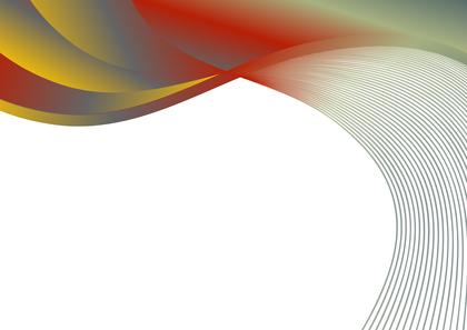 Grey Red and Yellow Wave Background Template with Copy Space for Your Text