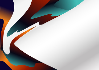 Red Orange and Blue Wavy Background with Space for Your Text